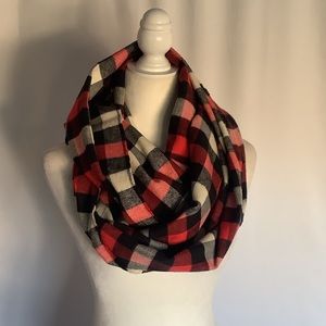 Buffalo Check Plaid Flannel Infinity Scarf